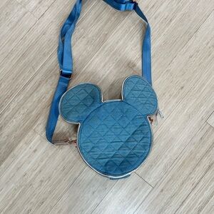 Disney denim Quilted Crossbody Bag